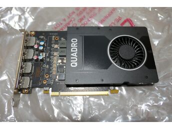 NVIDIA QUADRO P2000 PG410 5GB GDDR5 4-PORT DISPLAYPORT CAD GRAAFIKA KAART
