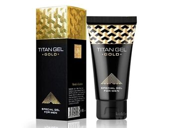 TITAN GEL GOLD - SPECIAL GEL FOR MEN / SEKSUAALSET JÕUDLUST TÕSTEV GEEL MEESTELE