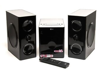 MIKRO HIFI-SÜSTEEM DVD MÄNGIJAGA LG FB163 - IPODI DOKIGA - GARANTII