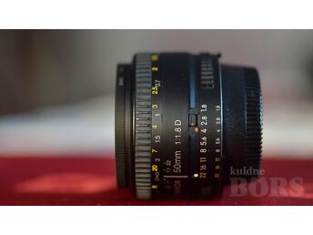 NIKKOR AF 50MM F/1.8 D OBJEKTIIV - VÄGA VÄHE KASUTATUD