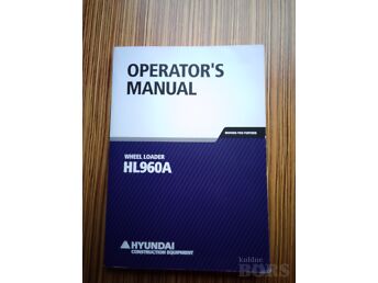 HYUNDAI HL960A OPERATOR'S MANUAL