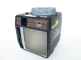 DIAPOSITIIVIDE TV 35MM SLIDE PROJECTOR SINGER CARAMATE 3300 -GARANTII