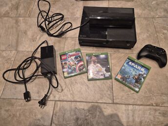 MICROSOFT XBOX ONE + KINECT + 3 MÄNGU