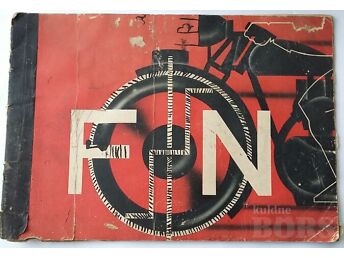 REKLAAM 1934 MOOTORRATAS `` FN ``