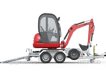 BRIAN JAMES TRAILERS DIGGER PLANT2 2,80X1,30M LIIKURMASINATE HAAGIS 270 -26