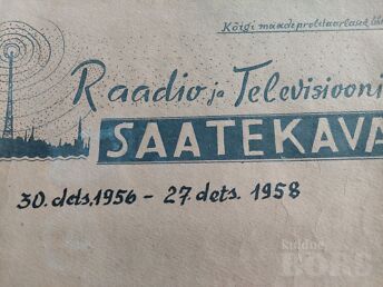 TV SAATEKAVA 1956- 1958
