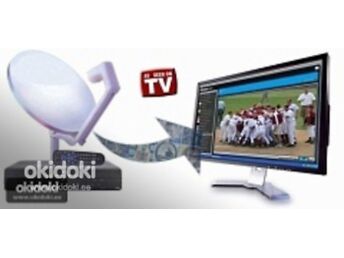 SAT TV KOMPLEKT, LNB, ANTENN, DREAMBOX COMBO TUUNER