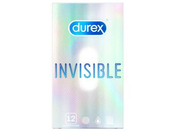 DUREX INVISIBLE KONDOOMID - 12TK