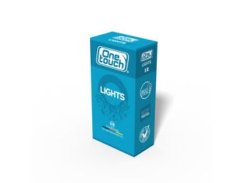 ONE TOUCH LIGHTS / ÕHUKESED KONDOOMID 12TK