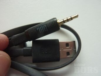 JBL USB/RCA  2,5 JACK LAADIMIS KAABEL KÕRVAKLAPIDELE