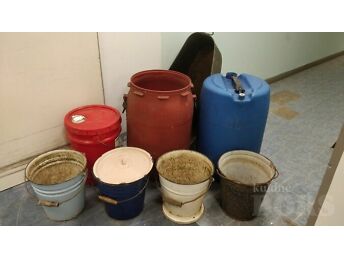 METALL-PLASTPOTT, KAUSS, VANN, PANG, ANUMAD