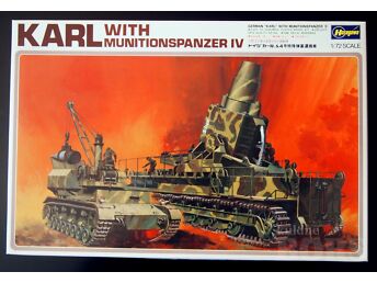 HASEGAWA MÖRSER KARL WITH MUNITIONSPANZER IV