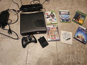 XBOX 360 SLIM 250GB KINECT + 6 CD XBOX360 KINECT