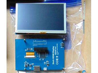 RASPBERRY PI 5 TOLLINE KÜLGE KRUVITAV EKRAAN