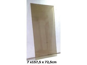 TÖÖLAUA KLAAS 157X72X7, PRUUNI TOONIGA