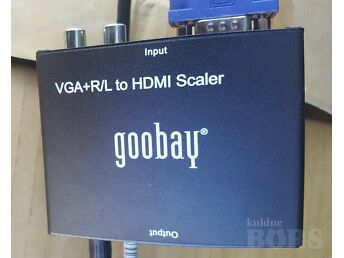 VGA + R/L TO HDMI SCALER