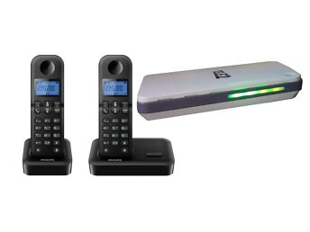 KAHE TORUGA DECT PHILIPS D150 DUO + GSM WIRELESS TERMINAL SIMPESA