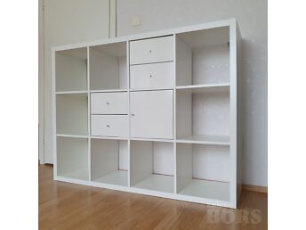 UUEVÄÄRNE RIIUL IKEA KALLAX 3 X 4 SAHTLITE JA UKSEGA - GARANTII