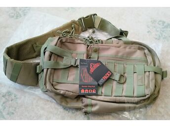 RED ROCK OUTDOOR GEAR RAMBLER SLING PACK, COYOTE