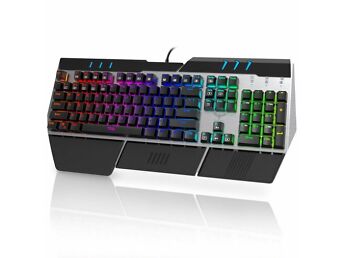 UUS RGB MEHAANILINE MÄNGURI KLAVIATUUR HAVIT HV-KB378L- GARANTII