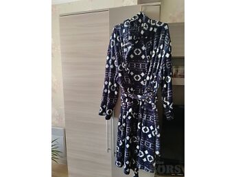 НОВЫЙ ЖЕНСКИЙ ТЕПЛЫЙ ХАЛАТ С КАПЮШОНОМ 4XL