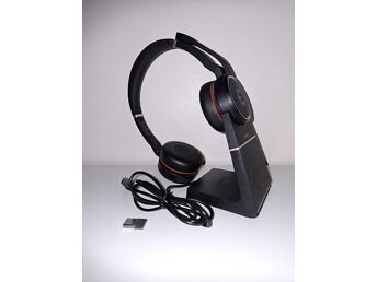 KÕRVAKLAPID JABRA EVOLVE HSC040W JUHTMEVABA BLUETOOTH 40 MM STEREO PEAKOMPLEKT