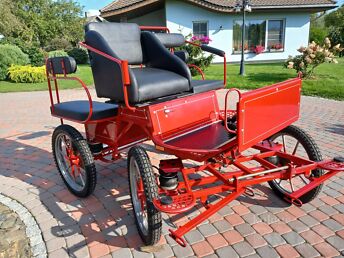 PREMIUM 4-WHEEL PONY CART (CARRIAGE)  FOR SALE!