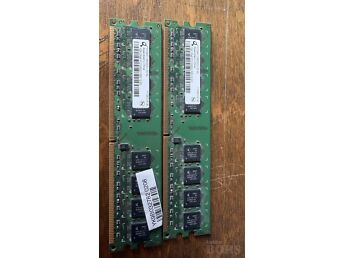 MÜÜA MÄLU 2TK: 1GB DDR2-667