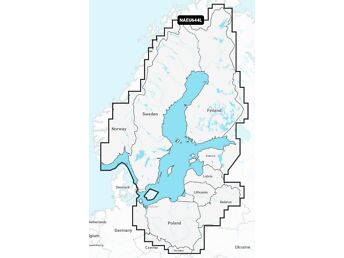 KAART NAVIONICS 44XG / EU644L LÄÄNEMERI JNE + UUENDUSED 2027 !