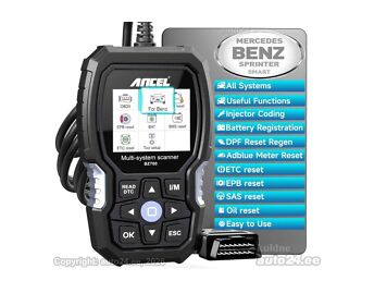 ANCEL BZ700 UNIVERSAALNE OBDII DIAGNOSTIKASEADE MERCEDES-BENZ, SPRINTER, VITO, VIANO, VANEO, ROLLS-ROYCE, SMART