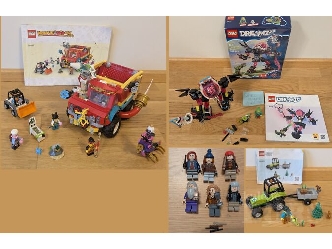 3 LEGO + HARRY POTTERI MINIFIGUURID