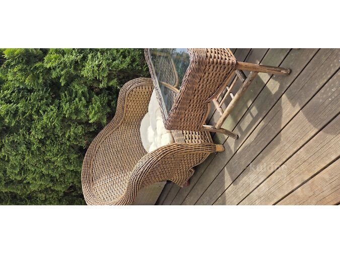 NATURAALSEST ROTANGIST AIATOOLID 2 TK 92X92X104 SM JA DIIVANILAUD 50X82X46 SM