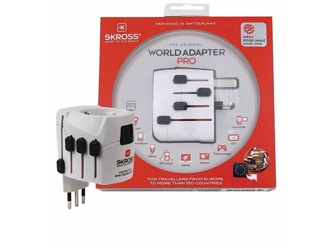 UUS UNIVERSAALNE REISIADAPTER SKROSS WORLD ADAPTER PRO - GARANTII