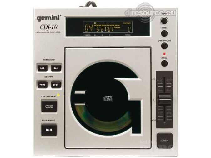 DJ CD MÄNGIJAD GEMINI CDJ-10 - GARANTII