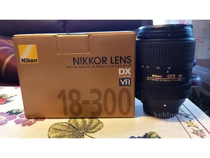 AF-S DX NIKKOR 18-300MM F/3.5-6.3G ED VR TELEOBJEKTIIV
