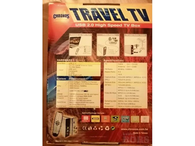 MINGI VANA SÜSTEEMI TV BOX + RCA TO USB