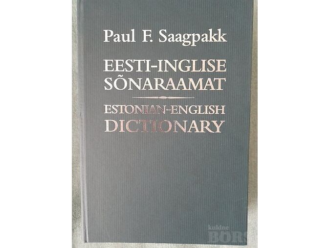 EESTI-INGLISE SÕNARAAMAT