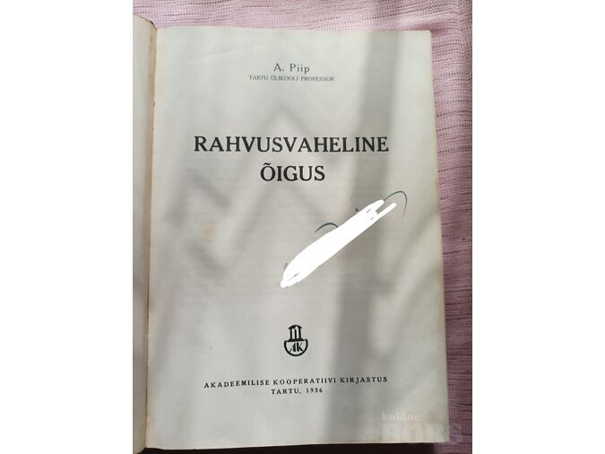 RAHVUSVAHELINE ÕIGUS