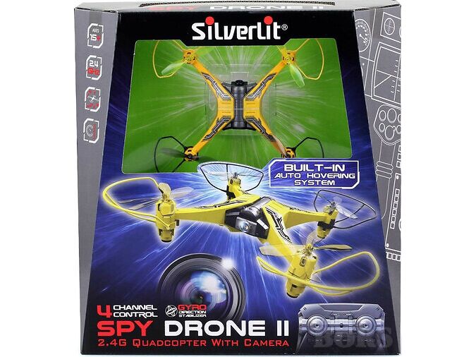 UUS KAAMERAGA DROON SILVERLIT SPY DRONE II 2,4 GHZ - GARANTII