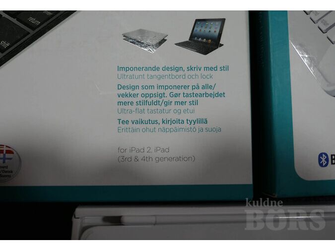 BLUETOOTH KLAVIATUUR LOGITECH ULTRATHIN KLAVIATUUR IPAD 2,3,4 HÕBE MUST
