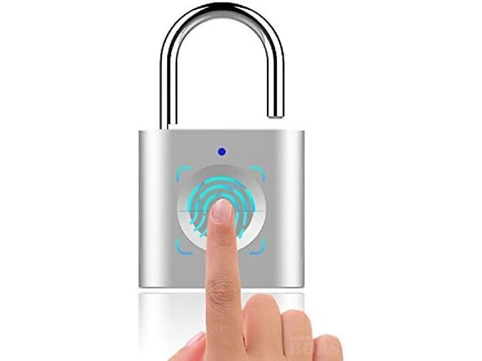 SÕRMEJÄLJE LUGEJAGA TABALUKK FINGERPRINT PADLOCK SMART LOCK