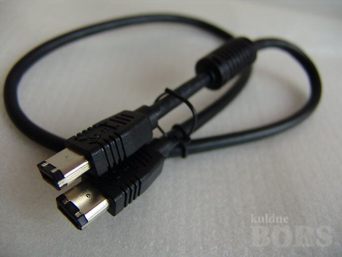 IEEE 1394 FIREWIRE KAABEL, ÜKS OTS ON VÄIKE (6-PIN), TEINE (6-PIN).