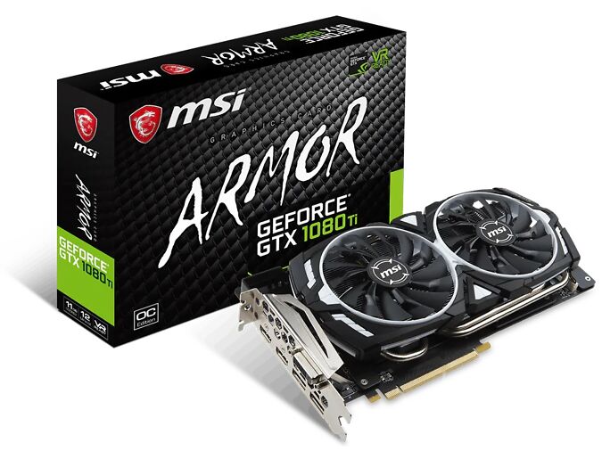 GEFORCE GTX 1080TI ARMOR 11G OC, MSI