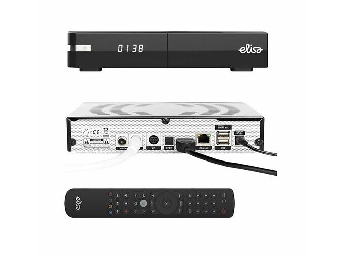 HD DIGIBOKS INTEK HD-C76CX (ELISA). VÄGA KORRALIK, KOMPLEKTNE, KARBIS - GARNTII