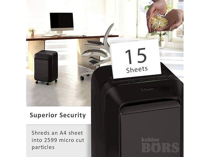 PABERIHUNT FELLOWES POWERSHRED LX211 MICRO-CUT - GARANTII