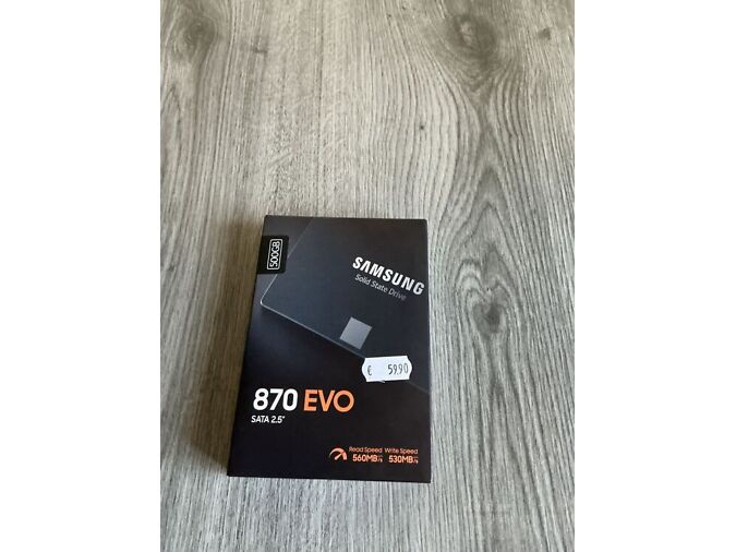 UUS! SSD SAMSUNG 870 EVO 500GB