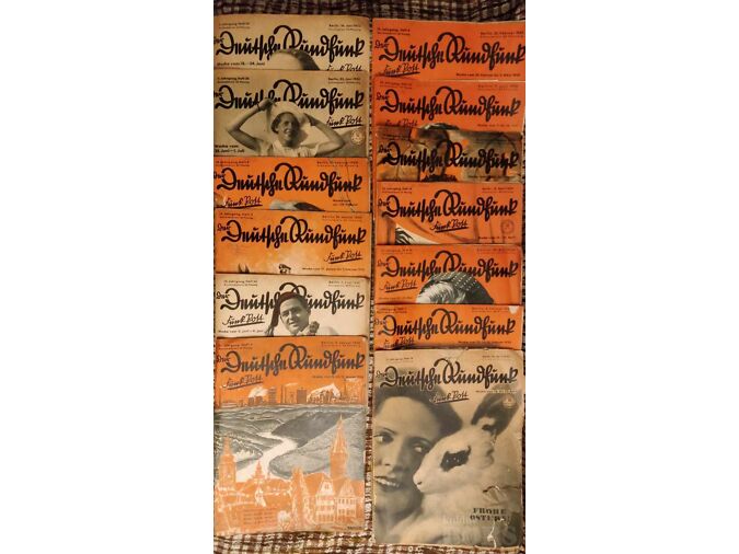 SAKSA NÄDALA AJAKIRI DER DEUTSDIE RUNDSUNT, BERLIN 1933-1936