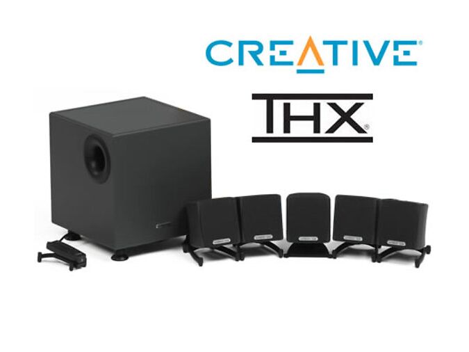 5.1 KODUKINO AKTIIVKÕLARID CREATIVE LABS MEGAWORKS THX 5.1 550 - GARANTII