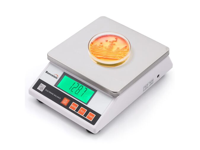 BONVOISIN 10 KG X 0.1 G TÄPNE ELEKTROONILINE LABORIKAAL UUS!