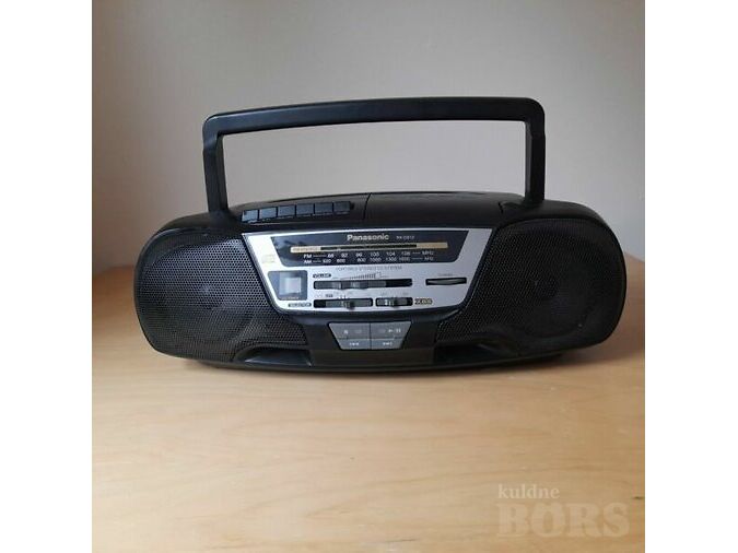 KAASAKANTAV STEREO CD- JA KASSETIMÄNGIJA PANASONIC RX-DS12 - GARANTII